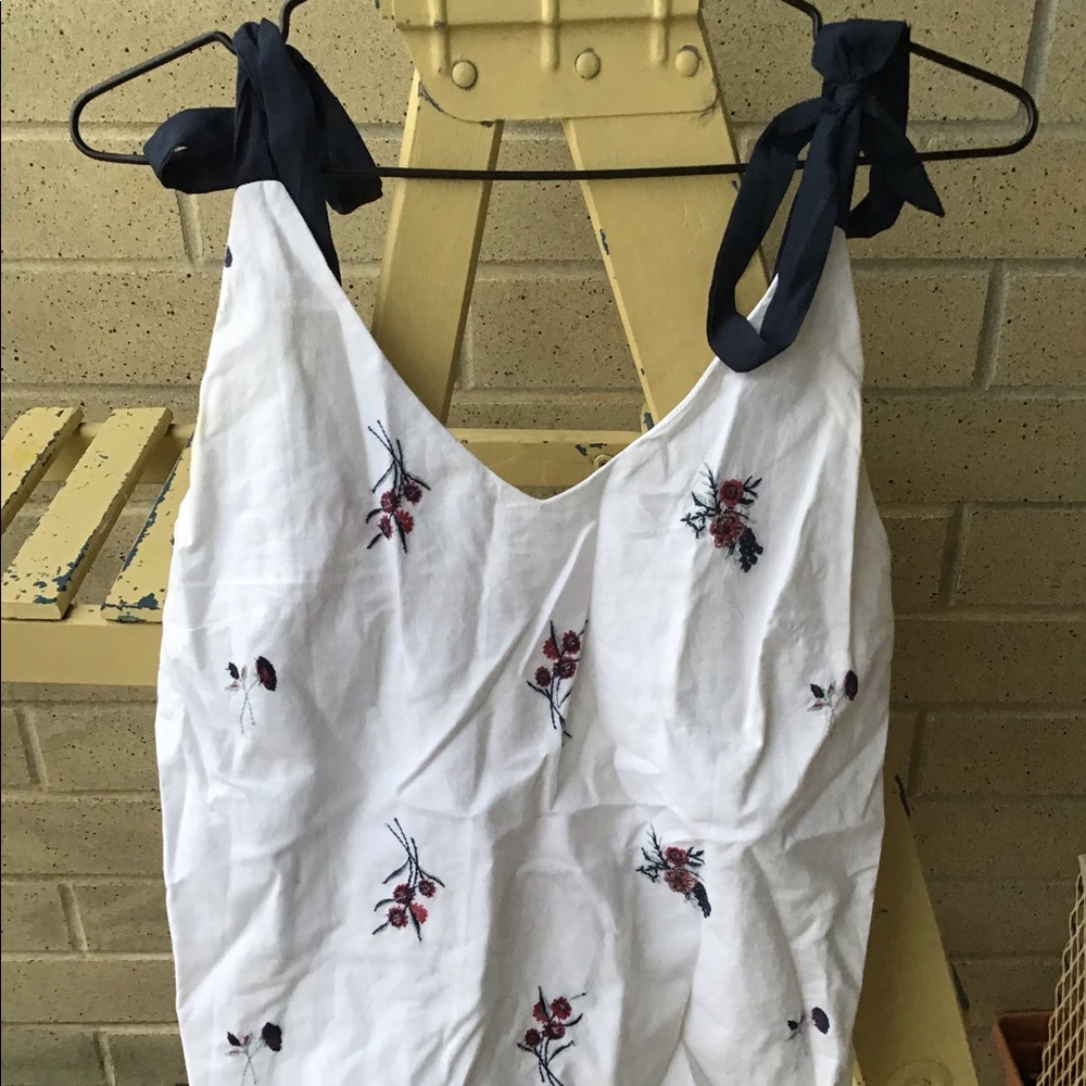 White Cotton Twik Tank
